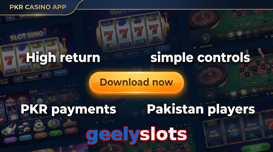 Main screen of Geelyslots gamedownload page for PK players